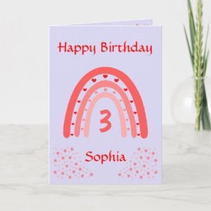 Carte Joyeux Anniversaire Rainbow Age Card