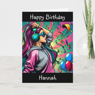 Carte Joyeux anniversaire | Retro Pop Art