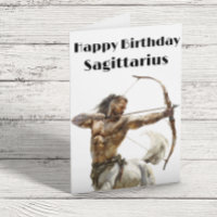 Joyeux anniversaire Sagittarius Zodiac Centaur