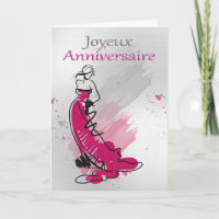 Joyeux Anniversaire, Salutation française, Femme