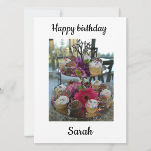 Carte Joyeux anniversaire Sarah
