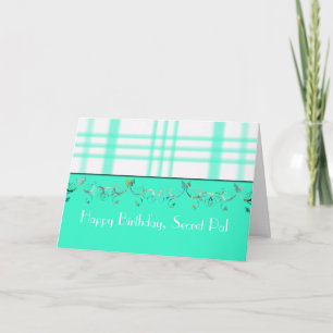 Carte Joyeux Anniversaire secret Pal