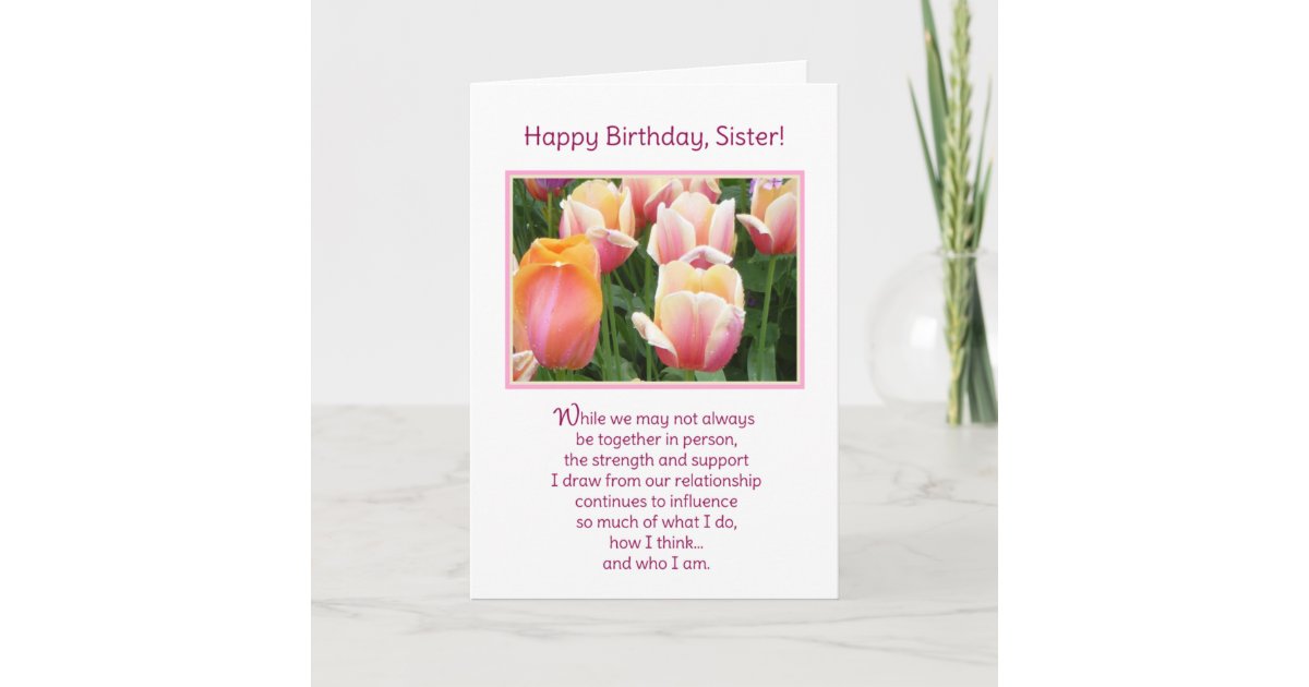 Carte Joyeux Anniversaire Soeur Zazzle Fr Carte Joyeux Anniversaire Soeur Zazzle Fr