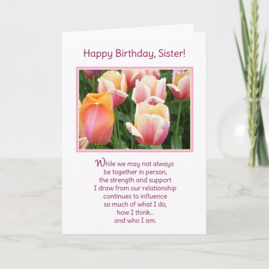 Carte Joyeux Anniversaire Soeur Zazzle Fr