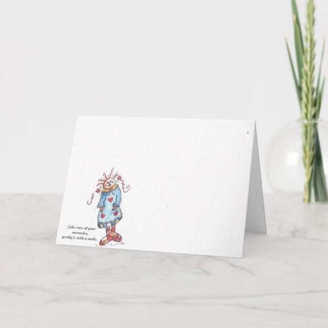 Carte Joyeux anniversaire - Souvenirs doux! (Devant)