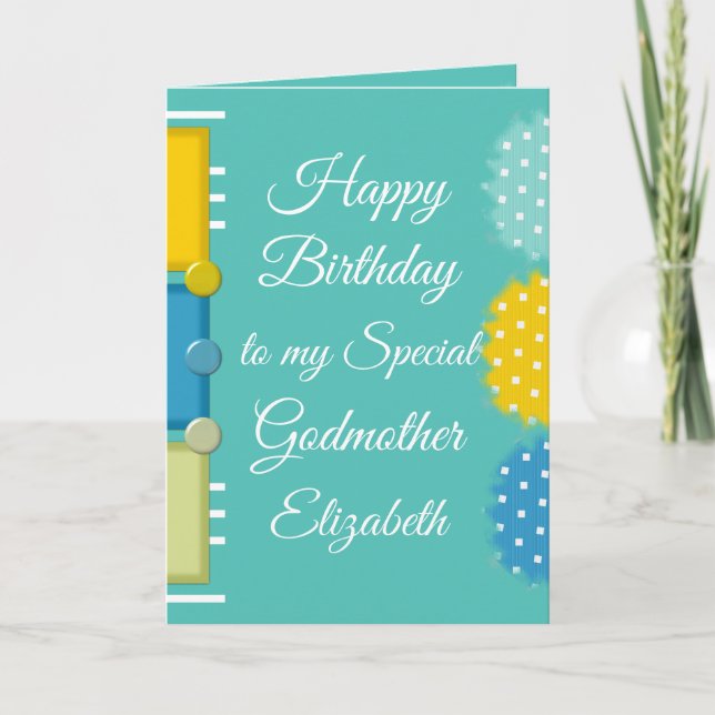 Carte Joyeux Anniversaire spécial Godmère vert (Devant)