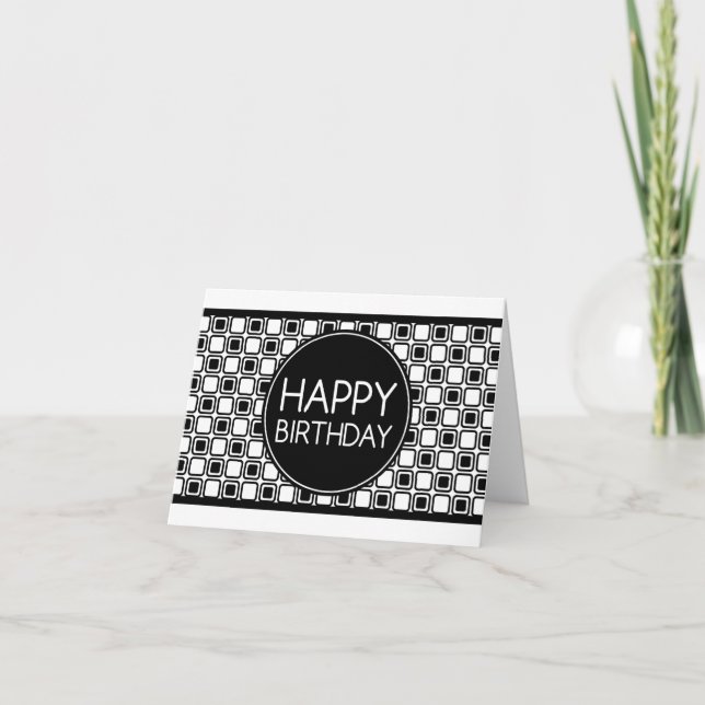 Carte joyeux anniversaire (studioSquares) (Devant)