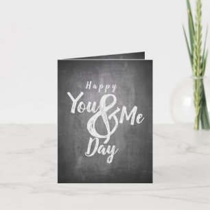 Carte Joyeux anniversaire sur fond tableau noir