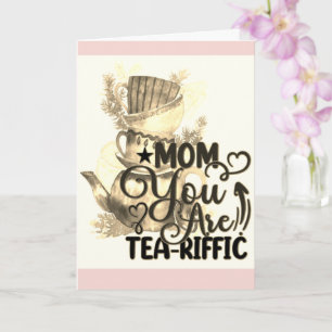 Carte Joyeux Anniversaire Thé Aimant Maman Amoureux Drôl