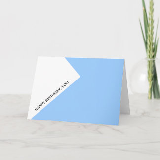 Carte Joyeux anniversaire, toi