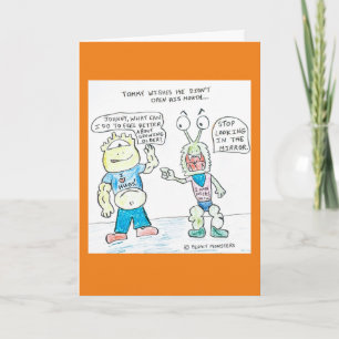 Carte Joyeux anniversaire - Tommy & Grumpy Johnny