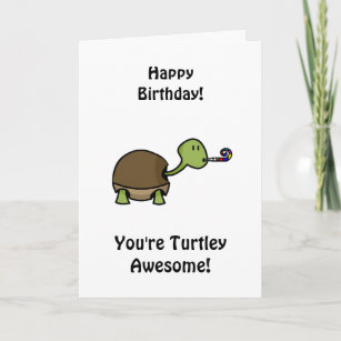 Cartes Tortue D Anniversaire Zazzle Fr