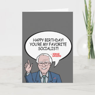 Carte Joyeux anniversaire, tu es mon socialiste préféré
