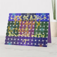 Joyeux anniversaire vie est une boîte tartan plaid