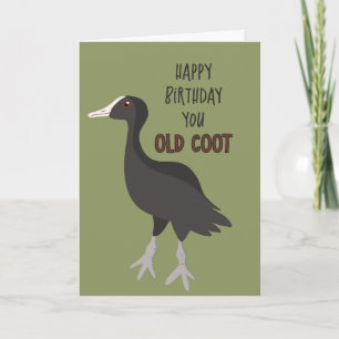 Carte Joyeux Anniversaire Vieil Oiseau De Mauvais Augure