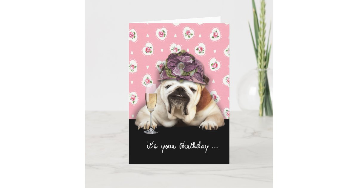 Carte Joyeux Anniversaire Vieillissant Humour Chien Zazzle Fr