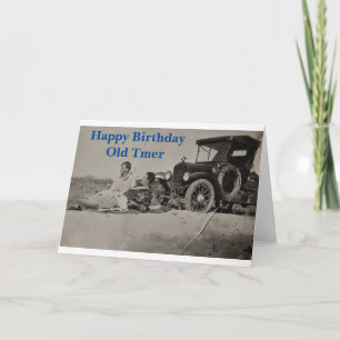Carte Joyeux Anniversaire Vieux Timer