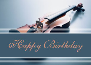 Cartes Violon D Anniversaire Zazzle Fr