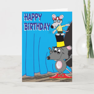 Carte Joyeux Anniversaire - Vous êtes la star du spectac