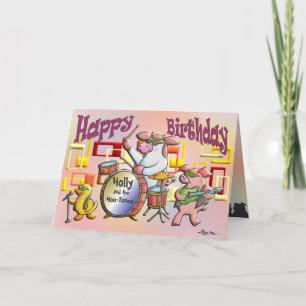 Carte Joyeux anniversaire !  Vous, Rock !