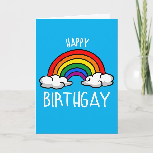 Carte Joyeux Anniversgay (Devant)