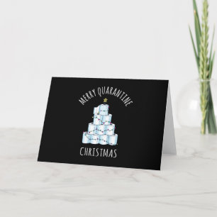Carte Joyeux Arbre de Noël en Papier de Toilette de Quar