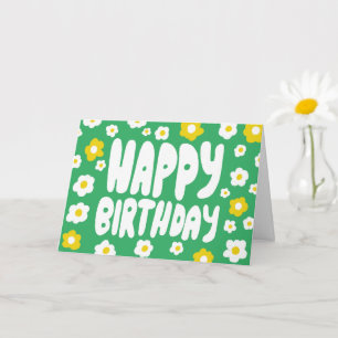Carte JOYEUX BANNIVERSAIRE Bulle Lettres Anniversaire PE