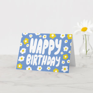 Carte JOYEUX BANNIVERSAIRE Bulle Lettres Anniversaire PE
