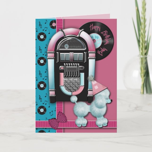Carte Joyeux bébé d'anniversaire ! (Devant)