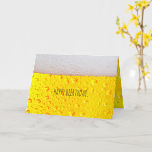 Carte Joyeux Beerthday Personnalisé Âge ou Nom Personnal