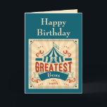 Carte Joyeux Birthday Boss Circus Monkeys Funny Card<br><div class="desc">Joyeux Anniversaire Grand Patron,  sur terre,  les singes du Cirque vous souhaitent un joyeux employé d'anniversaire</div>