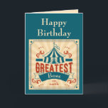 Carte Joyeux Birthday Boss Circus Monkeys Funny Card<br><div class="desc">Joyeux Anniversaire Grand Patron,  sur terre,  les singes du Cirque vous souhaitent un joyeux employé d'anniversaire</div>