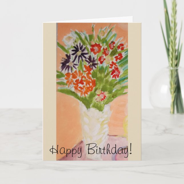 Carte Joyeux Bouquet (Devant)