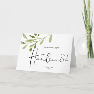 Carte Joyeux cadeau d'anniversaire pour petit ami Amour
