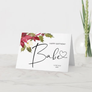 Carte Joyeux cadeau de Noël pour bébé pour petit ami