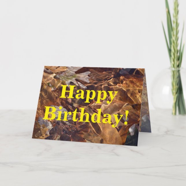 Carte Joyeux Camo d'anniversaire en plein air (Devant)