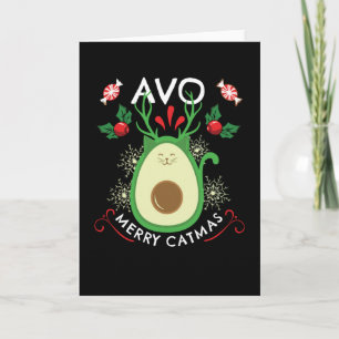 Carte Joyeux Cat Noël