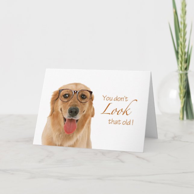 Carte Joyeux chien d'anniversaire (Devant)