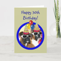 Joyeux Chiens de boxer à 30 ans