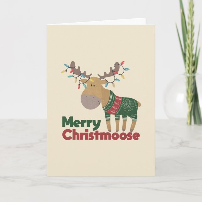 Carte Joyeux Christmoose (Devant)