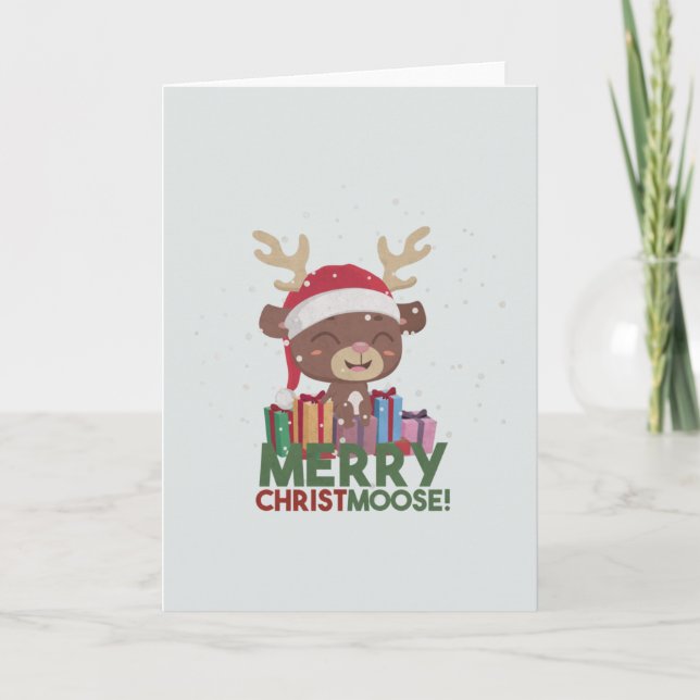 Carte Joyeux Christmoose (Devant)