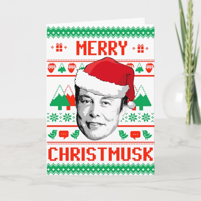 Carte Joyeux Christmusk (Devant)