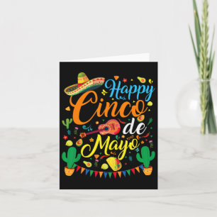 Carte Joyeux Cinco De Mayo Fiesta Parti Mexicain 5 De Ma