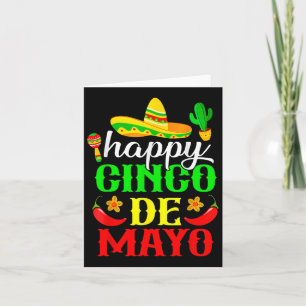 Carte Joyeux Cinco De Mayo Fiesta Parti Mexicain 5 De Ma
