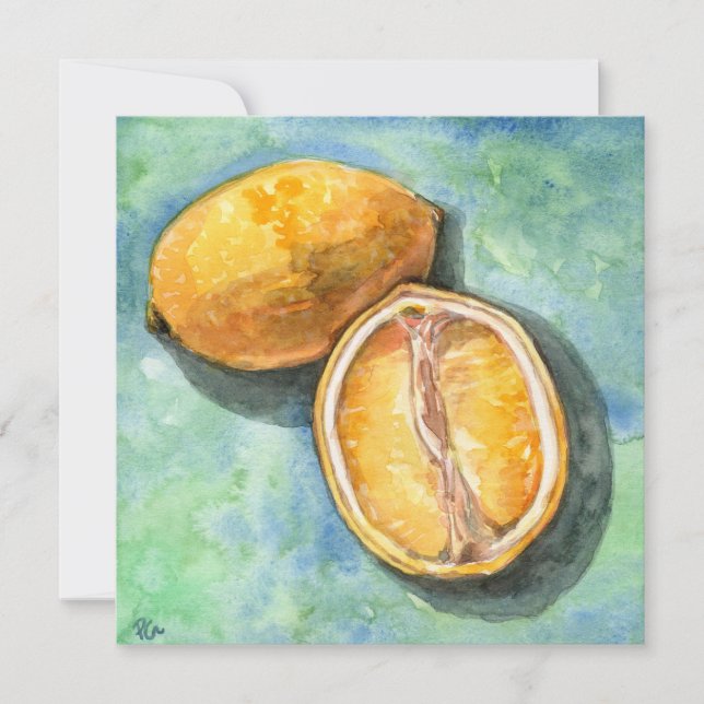 Carte Joyeux citron (Devant)