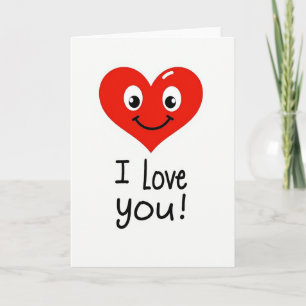 Carte Joyeux Cœur Je T'Aime