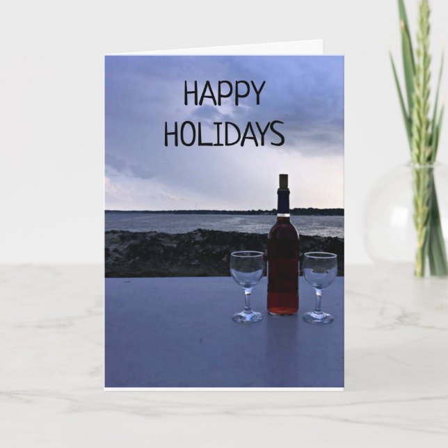 CARTE ****JOYEUX CONGÉS DEPUIS LE LAC**** (Devant)