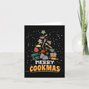 Carte Joyeux Cookmas Funny Noël Chef Cuisine Noël Tr