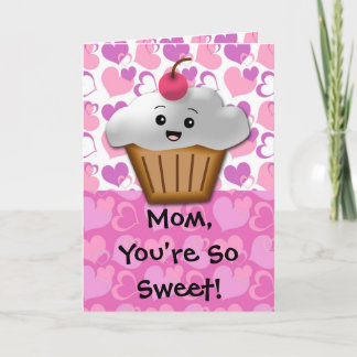Carte Joyeux Cupcake Sweet Maman