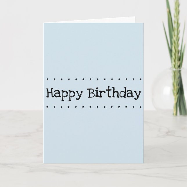 Carte Joyeux design ordinaire d'anniversaire (Devant)